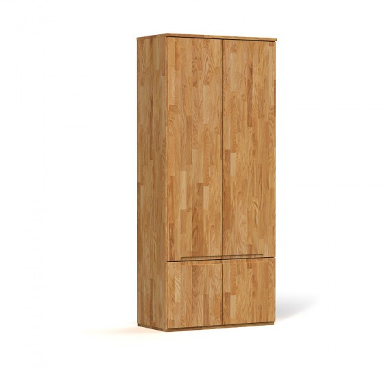 Dressing en hêtre, 4 portes, Gamme lancy