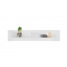 Étagère murale blanche en bois, 120 cm, Gamme cordoue