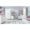 Étagère murale blanche en bois, 120 cm, Gamme cordoue