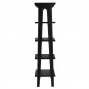 Etagère 180 cm chêne noire, Gamme pi