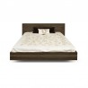 Lit king size finition noyer 180 x 200 cm, Gamme float