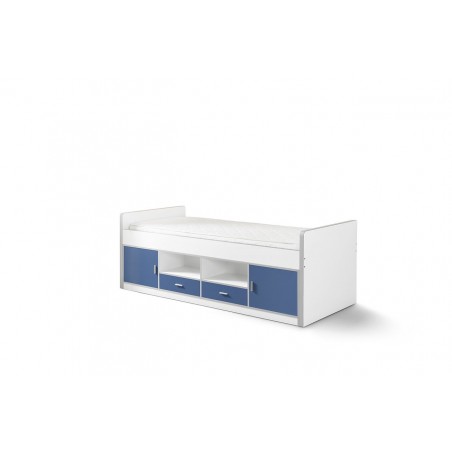 Lit enfant 90x200 avec rangements, Gamme bonny