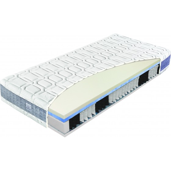 Matelas a ressorts ensaches et mousse 7 zones 25 cm oxygene , Gamme dreamnight