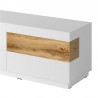 Meuble tv en bois, 2 tiroirs, 1 niche, 1 porte, Gamme florence