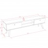 MEUBLE TV DESIGN STYLE SCANDINAVE ? GAMME NATURE