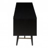 Meuble tv 120 placage chene noir , Gamme verona