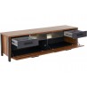Meubles TV 2 tiroirs 2 portes abattantes et 2 niches, Gamme Buffo B