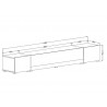 Meuble tv design, Gamme flow