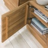 Meuble tv en chêne, 1 tiroir, 2 niches, 1 porte, Gamme bari