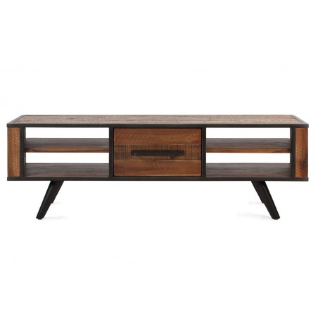 Meuble tv 150 vintage metal et bois acacia, Gamme cusco