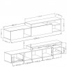Meuble tv design blanc, Gamme aspen