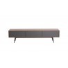 Meuble tv 2 tiroirs, 1 porte abattante, Gamme abys