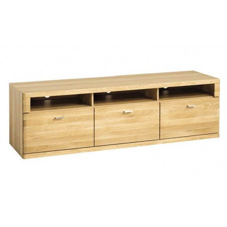 Meuble tv chêne, 3 niches, 3 tiroirs, Gamme sydney