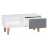 Meuble tv en bois, 1niche, 1 tiroir, Gamme tomar