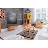 Meuble tv en chêne, 2 tiroirs, Gamme rimel