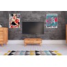 Meuble tv en chêne, 2 tiroirs, Gamme rimel