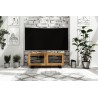 Meuble tv en chêne, 2 portes, Gamme tartani
