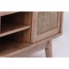 Meuble tv en teck massif 2 portes / 2 niches, Gamme archi