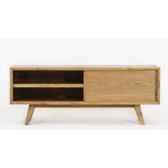Meuble tv en teck massif naturel, Gamme fiftees