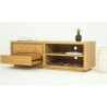 Meuble tv en teck, 2 tiroirs, 2 niches, Gamme colibri