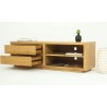 Meuble tv en teck, 2 tiroirs, 2 niches, Gamme colibri