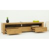 Meuble tv en teck, 1 niche, 3tiroirs, Gamme venise