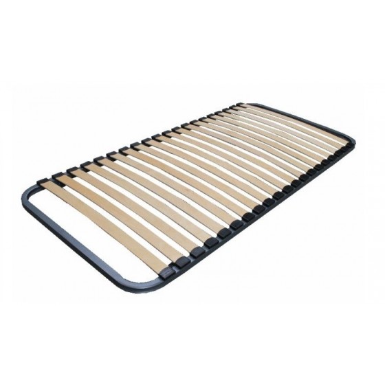 SOMMIERS CADRE METAL + 20 LATTES 90 x 200 cm   - Gamme Lattes
