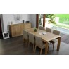 Table a diner en chêne, 200 cm, Gamme milan