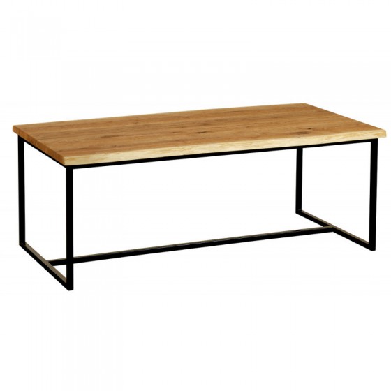 Table basse en chene massif style industriel, Gamme manhattan