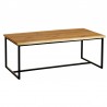 Table basse en chene massif style industriel, Gamme manhattan