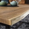 Table basse en chene massif style industriel, Gamme manhattan
