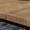 Table basse en chene massif style industriel, Gamme manhattan