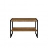 Table basse style industriel, double plateau, Gamme factory