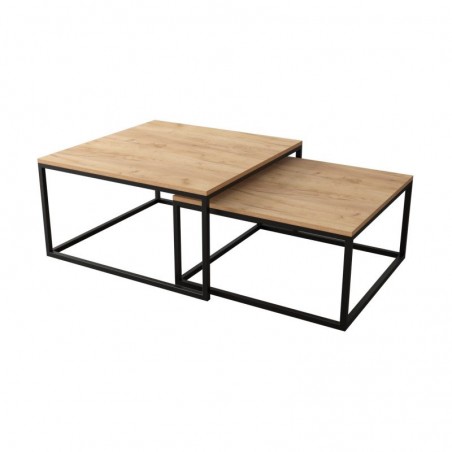 Lot deux tables basses gigogne , Gamme aby
