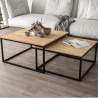Lot deux tables basses gigogne , Gamme aby