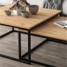 Lot deux tables basses gigogne , Gamme aby