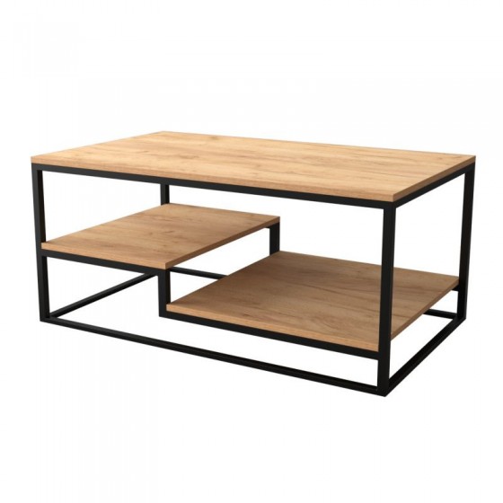 Table basse design triple plateau , Gamme aby