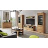 Table basse double plateau en verre, rectangle, Gamme naples