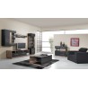 Table basse double plateau en bois, rectangle, Gamme mya