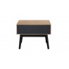Table basse scandinave en bois hévéa et mdf, 1 tiroir, Gamme midvale