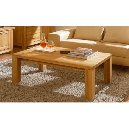Table basse en chêne, rectangulaire, Gamme almada