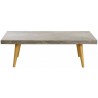 Table basse rectangulaire 120 cm, Gamme alva