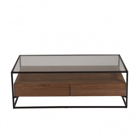 Table basse 2 tiroirs, Gamme helix