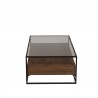 Table basse 2 tiroirs, Gamme helix