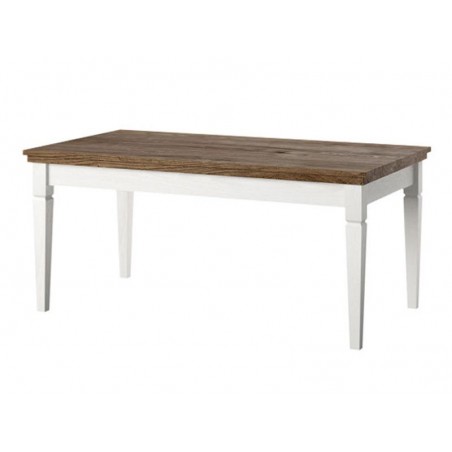 Table basse 110 cm, couleur blanc, Gamme EvoBlancW