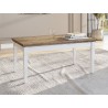 Table basse 110 cm, couleur blanc, Gamme EvoBlancW