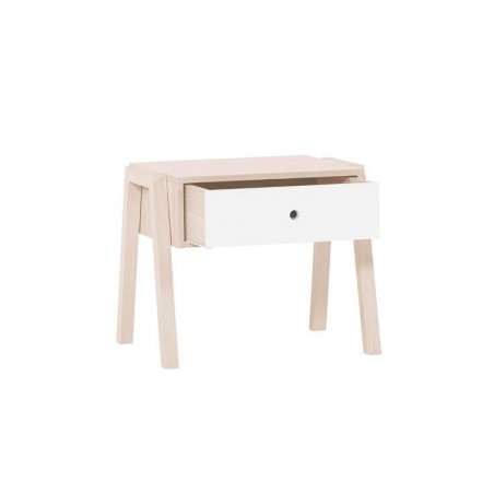 Table de chevet en acacia, 1 tiroir, Gamme meyrin