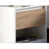 Table de chevet en bois, 1 tiroir, 1 niche, Gamme binche