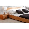 Table de chevet en hêtre, hêtre naturel, 1 tiroir, Gamme burgos
