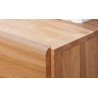 Table de chevet en hêtre, hêtre naturel, 1 tiroir, Gamme burgos